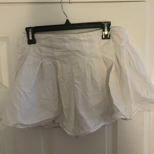 Women's White Shorts